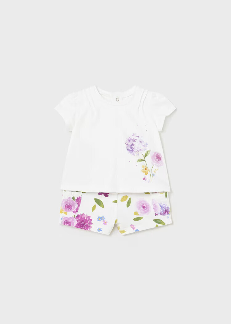 Mayoral T-shirt And Shorts Cotton