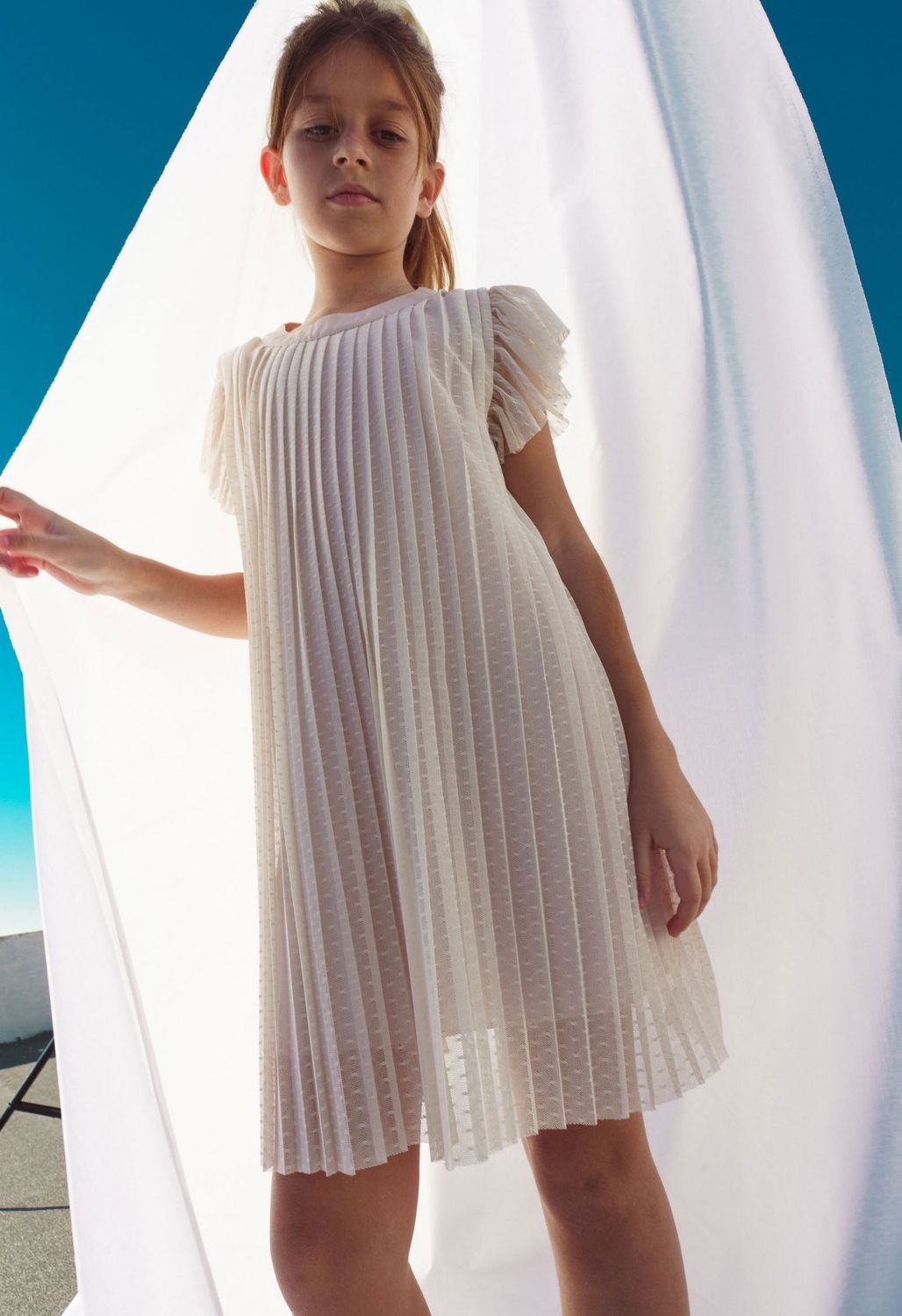 Chiffon Polka Dot Dress