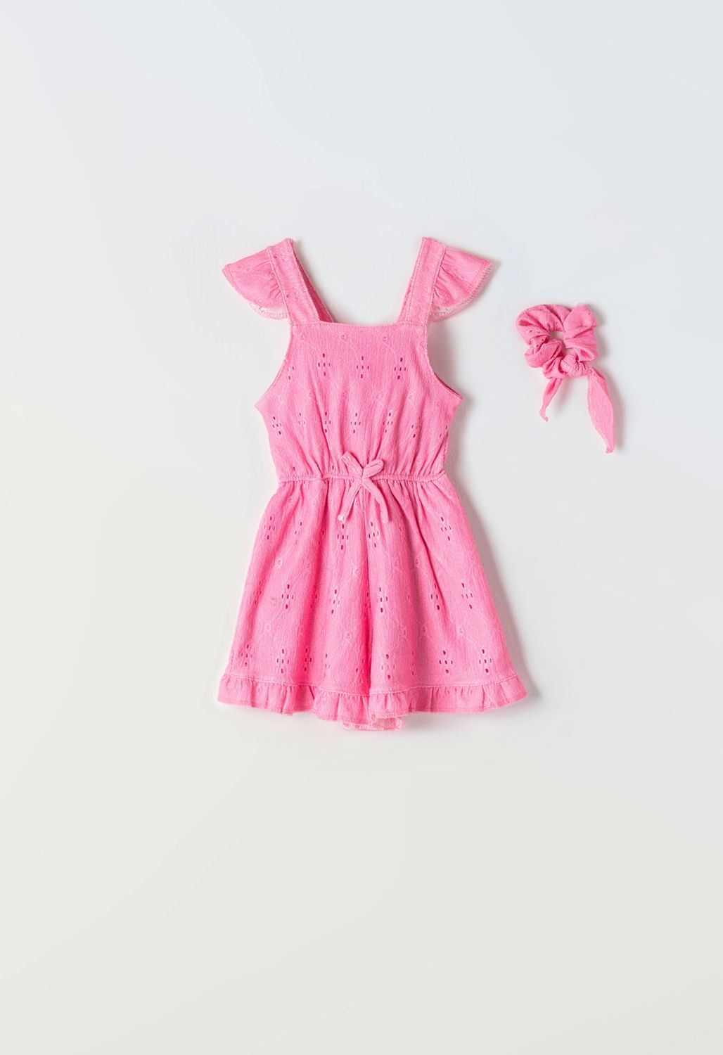 Bodysuit With Hair Scrunchie Set