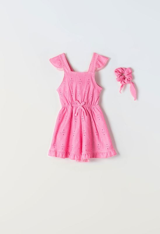 Bodysuit With Hair Scrunchie Set