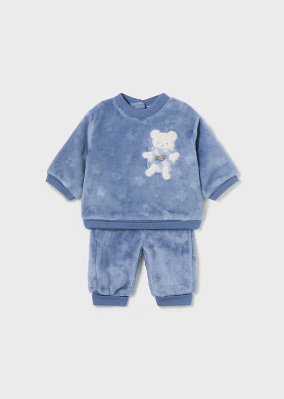 Mayoral Fur Jumper And Trousers Set
