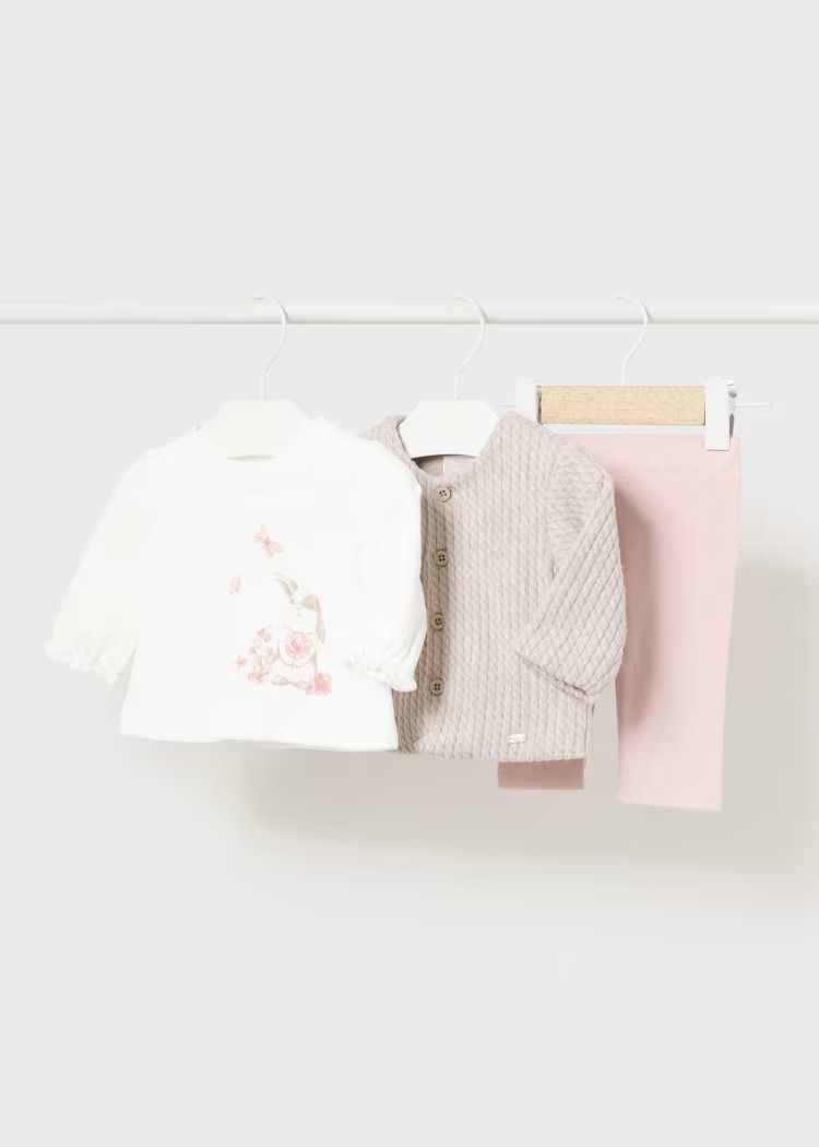 Mayoral 3 Pieces Bunny Set