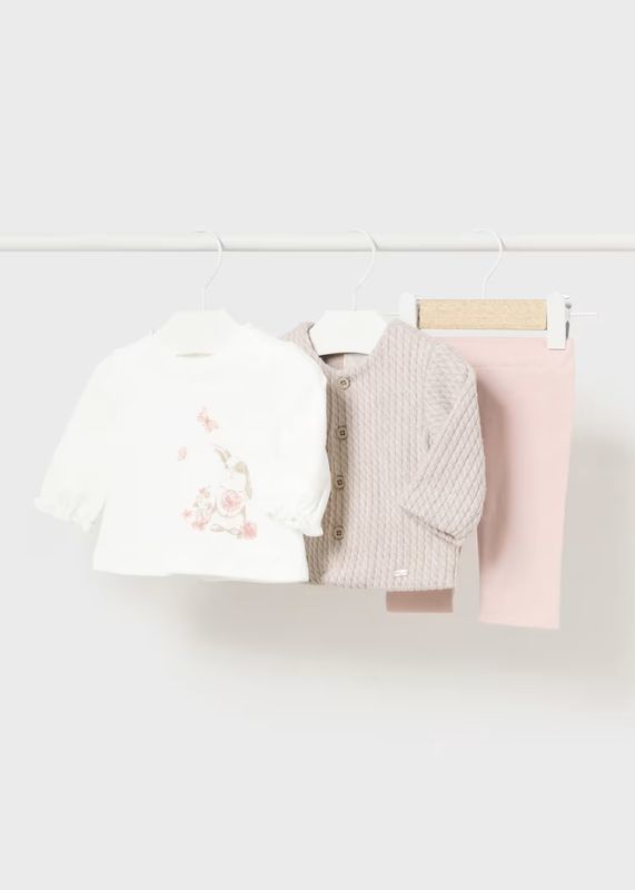 Mayoral 3 Pieces Bunny Set