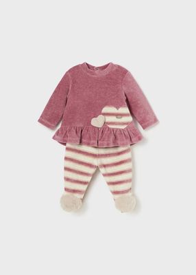 Mayoral T-Shirt and Striped Leggings Set