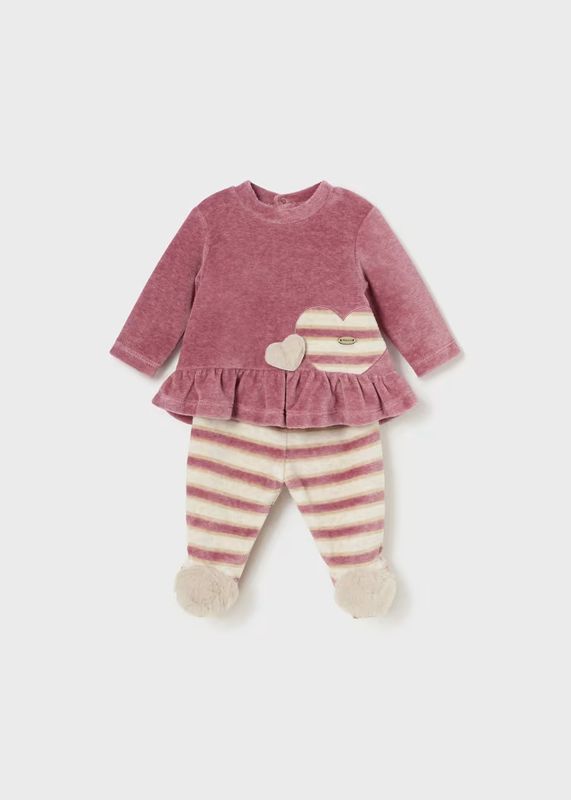 Mayoral T-Shirt and Striped Leggings Set