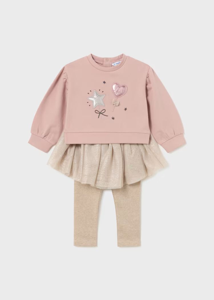 Mayoral Jumper And Tutu Leggings Set
