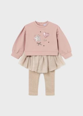 Mayoral Jumper And Tutu Leggings Set