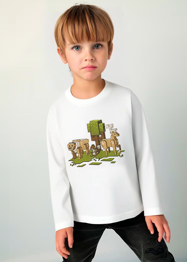 Mayoral Pixel Print T-Shirt
