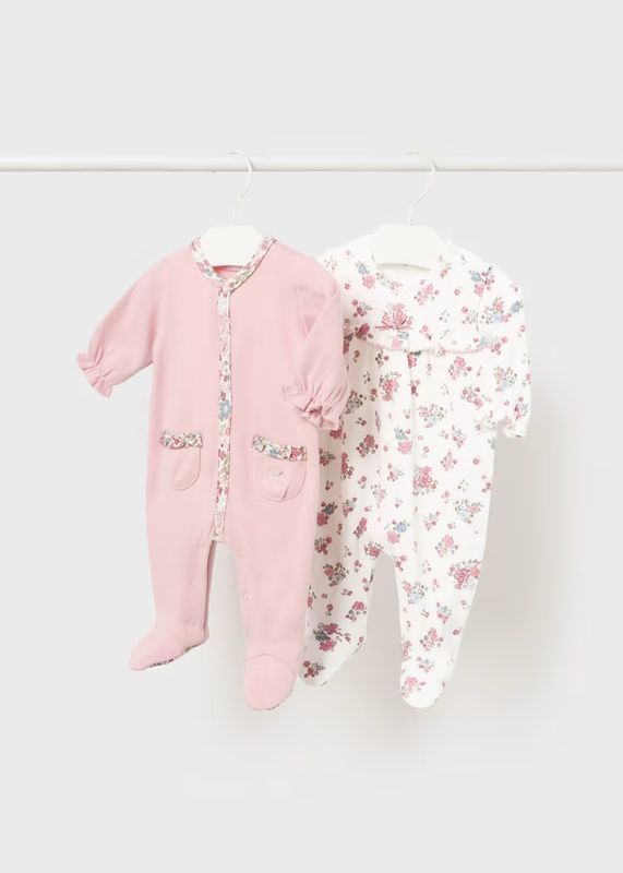 Mayoral Set of 2 Floral Rompers