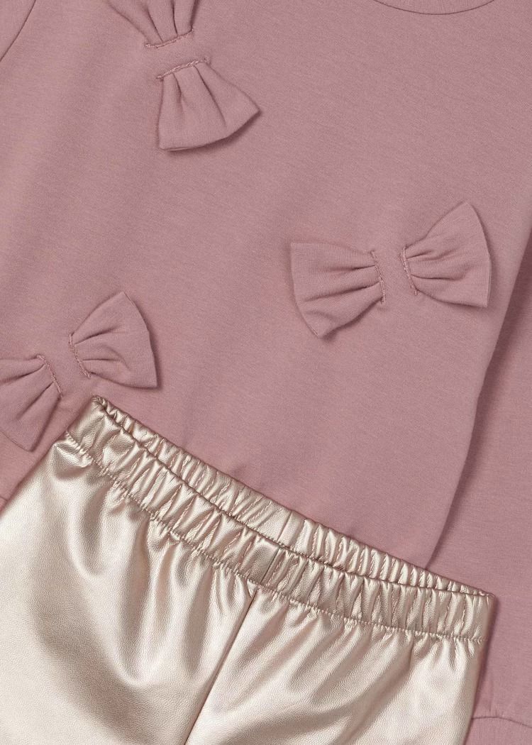 Mayoral Jumper and Metallic Leggings Set