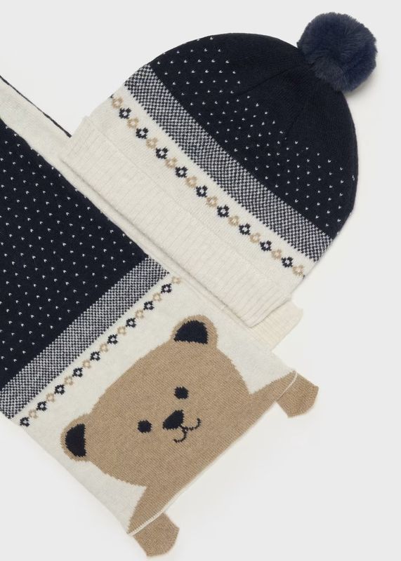 Mayoral Hat and Teddy Scarf Set