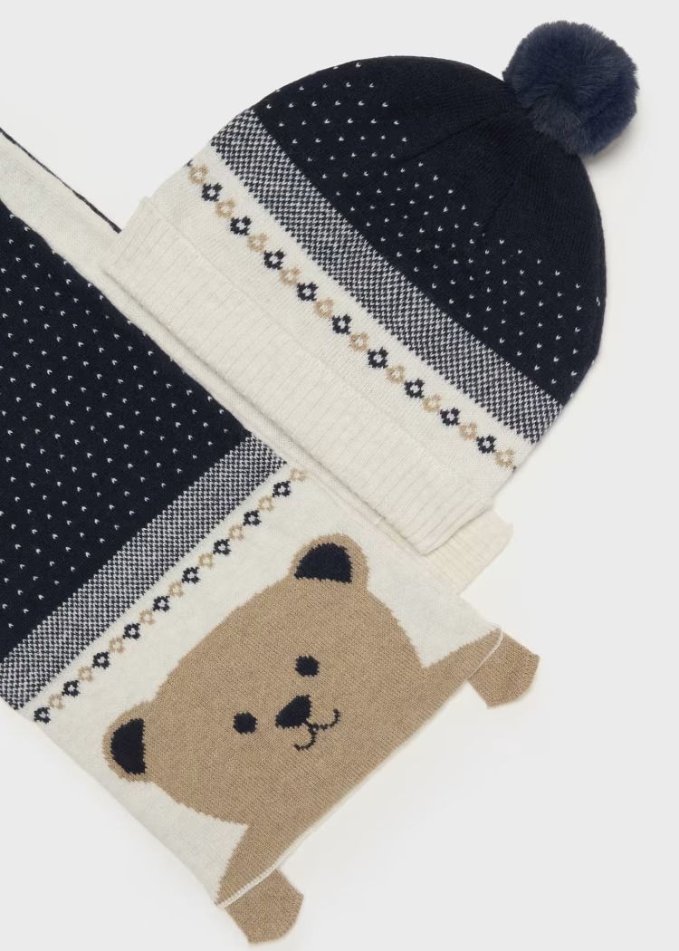 Mayoral Hat and Teddy Scarf Set