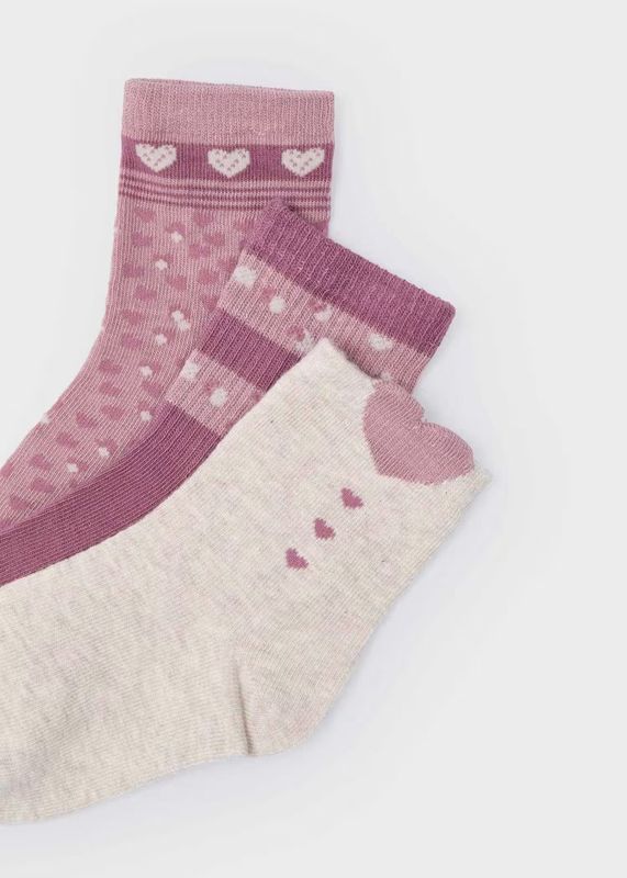 Mayoral Set of 3 Heart Socks
