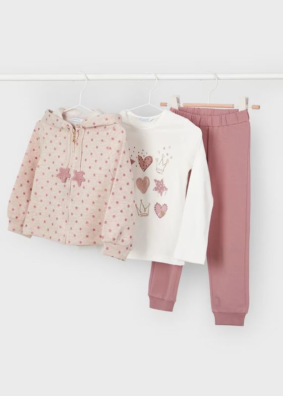 Mayoral 3 Pieces Star Tracksuit