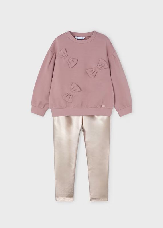 Mayoral Jumper and Metallic Leggings Set