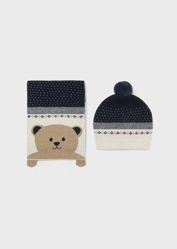 Mayoral Hat and Teddy Scarf Set
