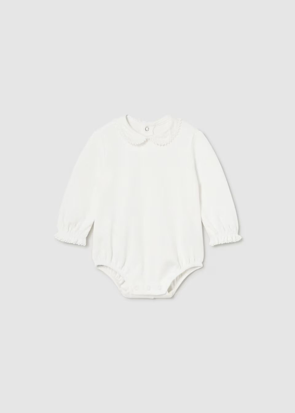 Mayoral Ruffle Collar Bodysuit