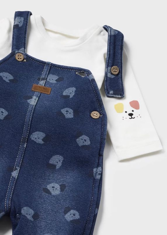 Mayoral Dungarees and T-Shirt Set