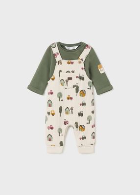Mayoral Print Dungarees and T-Shirt Set Mayoral Print Dungarees and T-Shirt Set