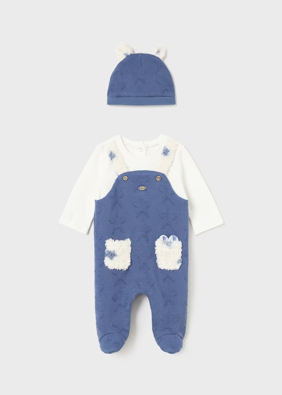 Mayoral Romper and Hat with Ears