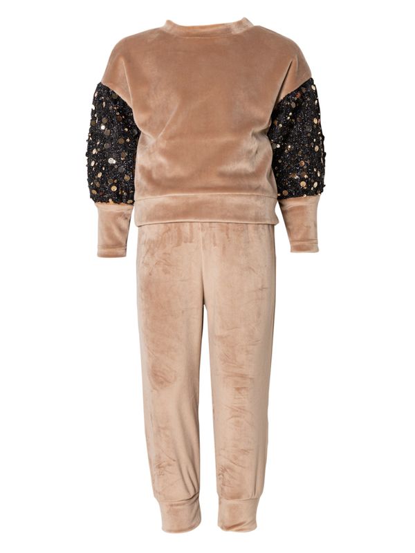 Set Velvet With Sequins
