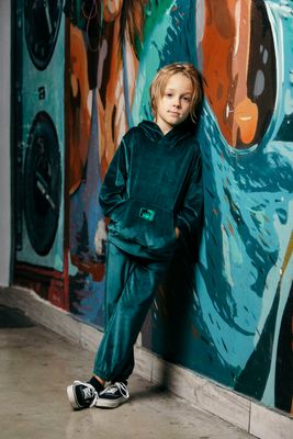 Velvet Set with Hood