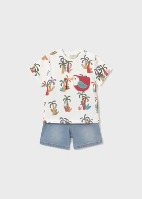 Mayoral shorts and t-shirt set