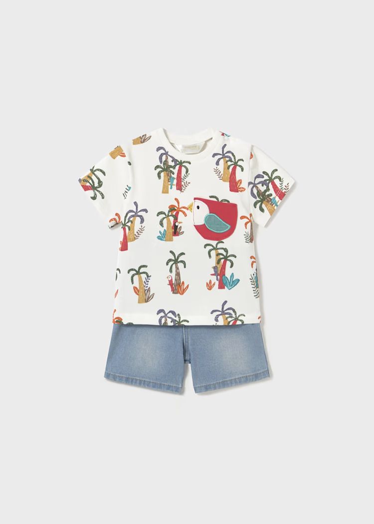 Mayoral shorts and t-shirt set