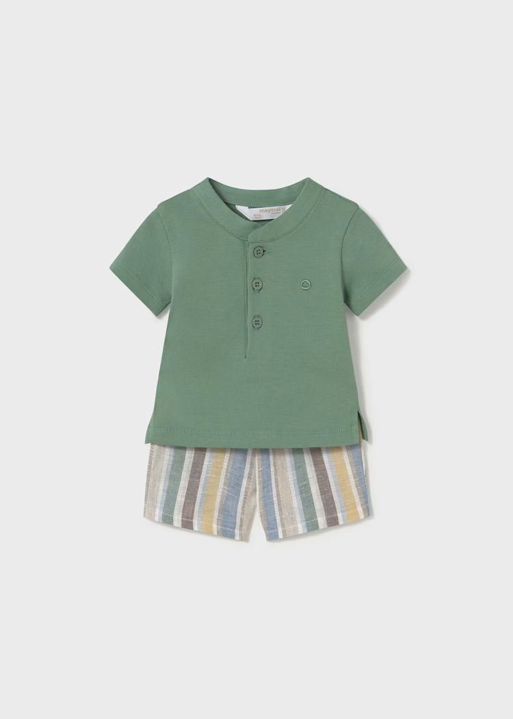 Mayoral shorts and polo shirt set