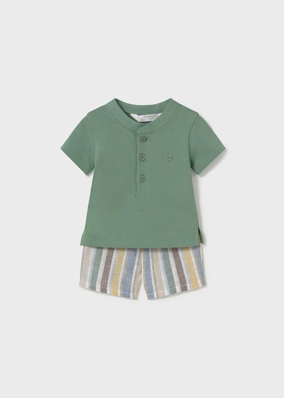 Mayoral shorts and polo shirt set