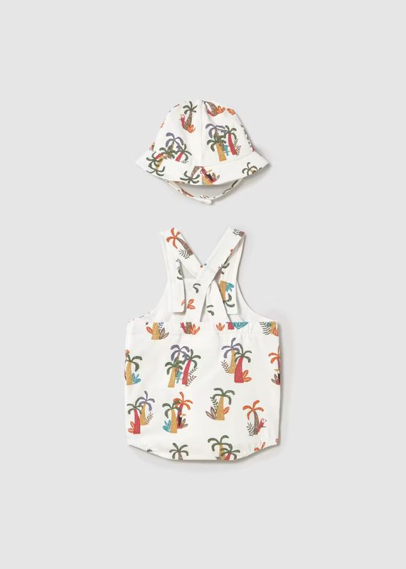 Mayoral dungarees with hat