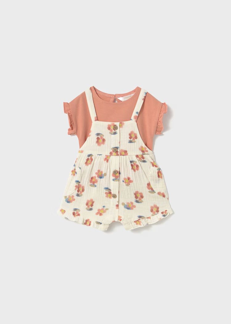 Mayoral dungarees and top set