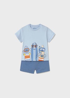 Mayoral surf print set