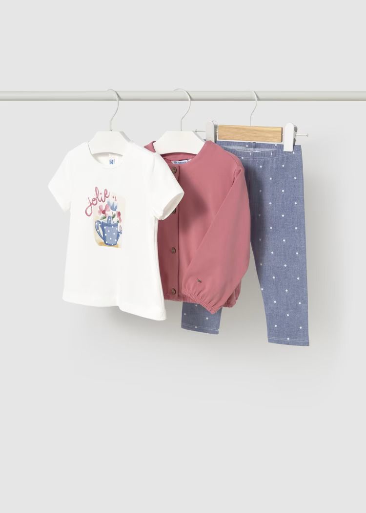 Mayoral 3 pieces set with jacket