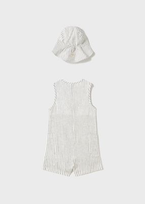 Mayoral dungarees with bonnet