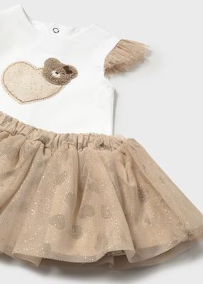Mayoral tulle skirt and top set