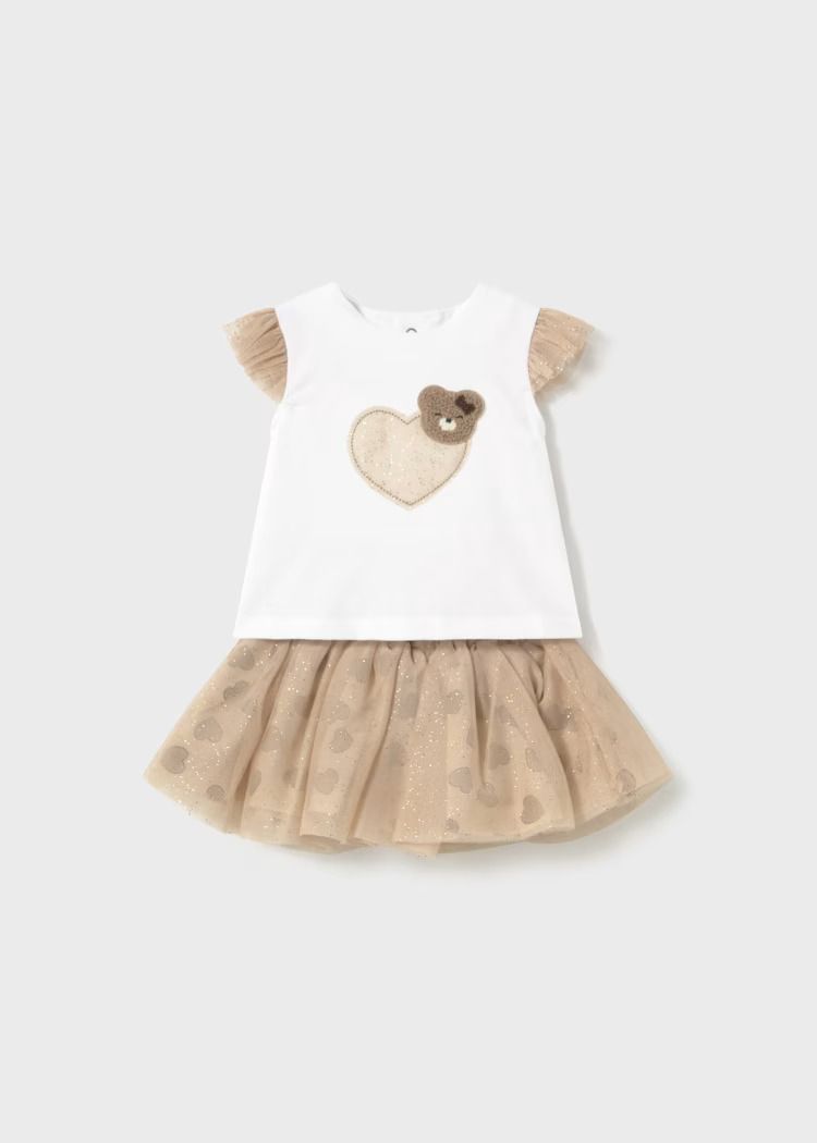 Mayoral tulle skirt and top set