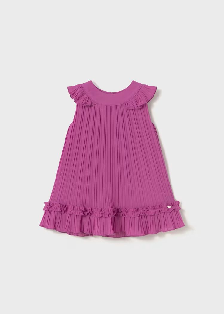 Mayoral pleated chiffon dress
