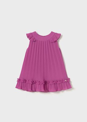 Mayoral pleated chiffon dress