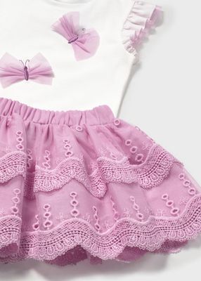 Mayoral tulle skirt and top set