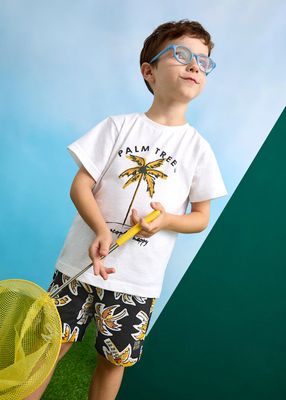 Mayoral summer print shorts and t-shirt set
