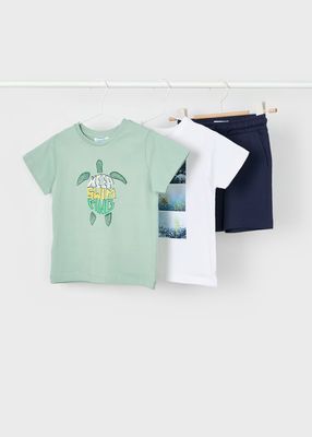 Mayoral 3 pieces turtle print set