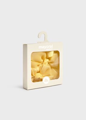 Mayoral newborn bow clip and headband set