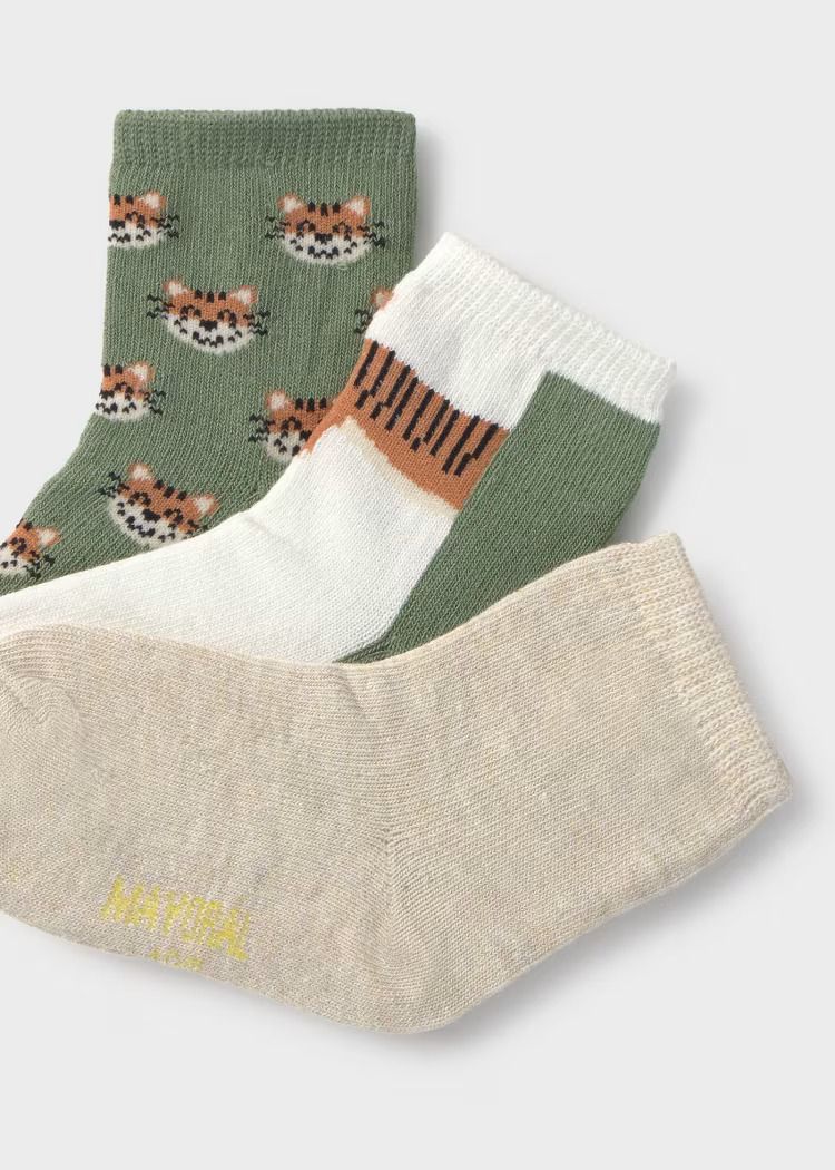 Mayoral set of 3 patterned socks