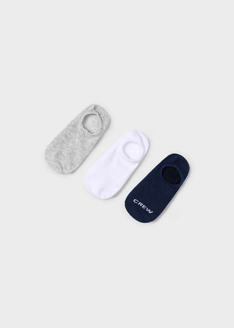 Mayoral set of 3 invisible socks