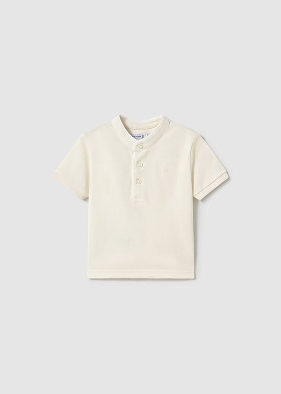 Mayoral mao collar polo shirt