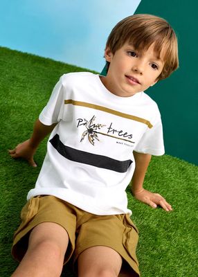 Mayoral cargo shorts and t-shirt set