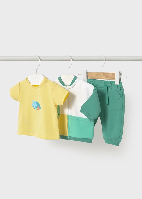 Mayoral 3 pieces animal tracksuit