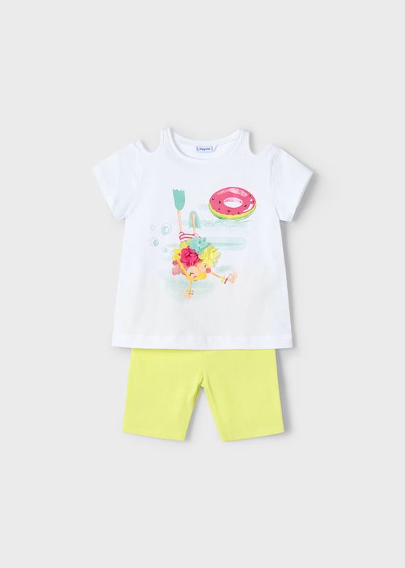 Mayoral cycling shorts with top set