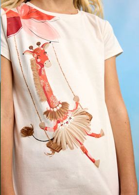 Mayoral leggings and print t-shirt set